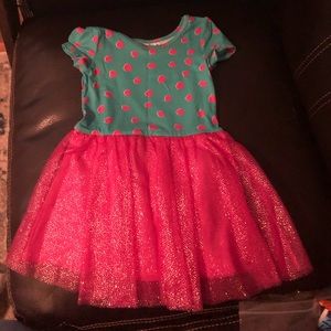 Dot Dot Smile tutu dress with hair bow/bracelet